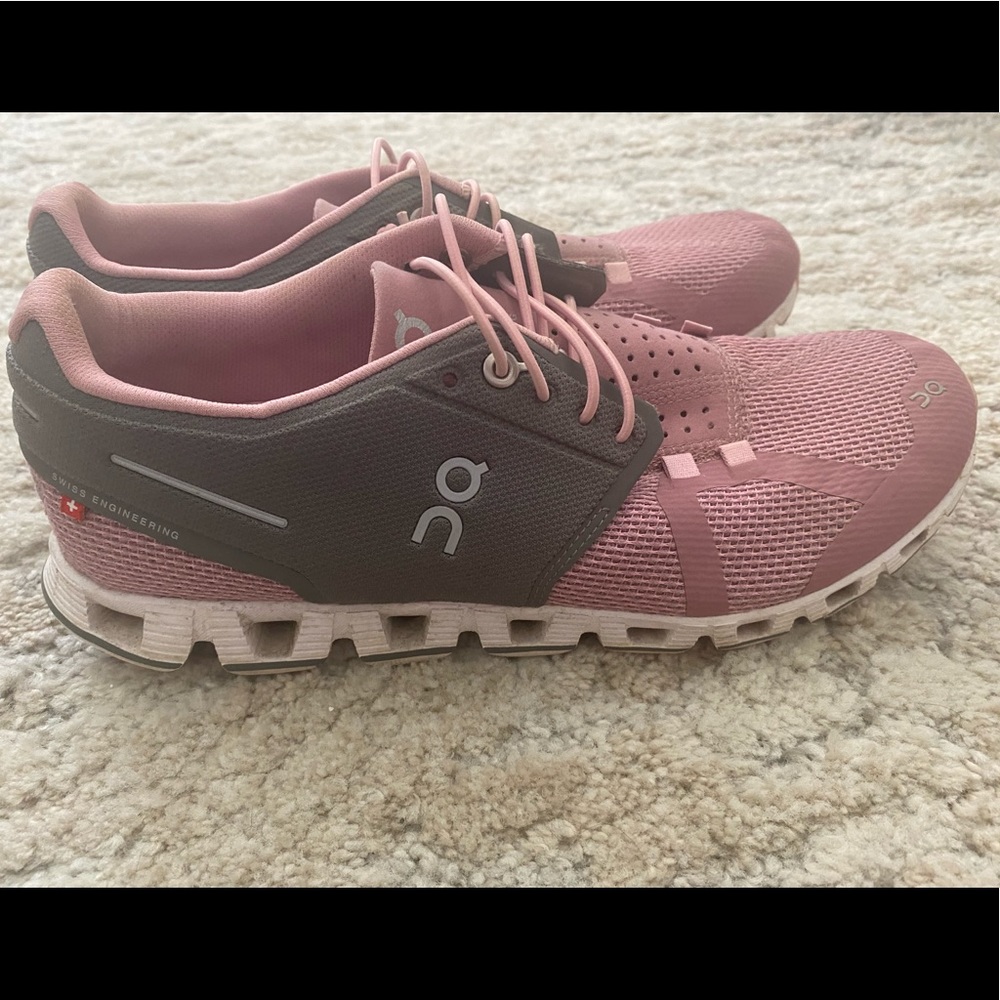 Pink On Clouds, worn a few times, size 9